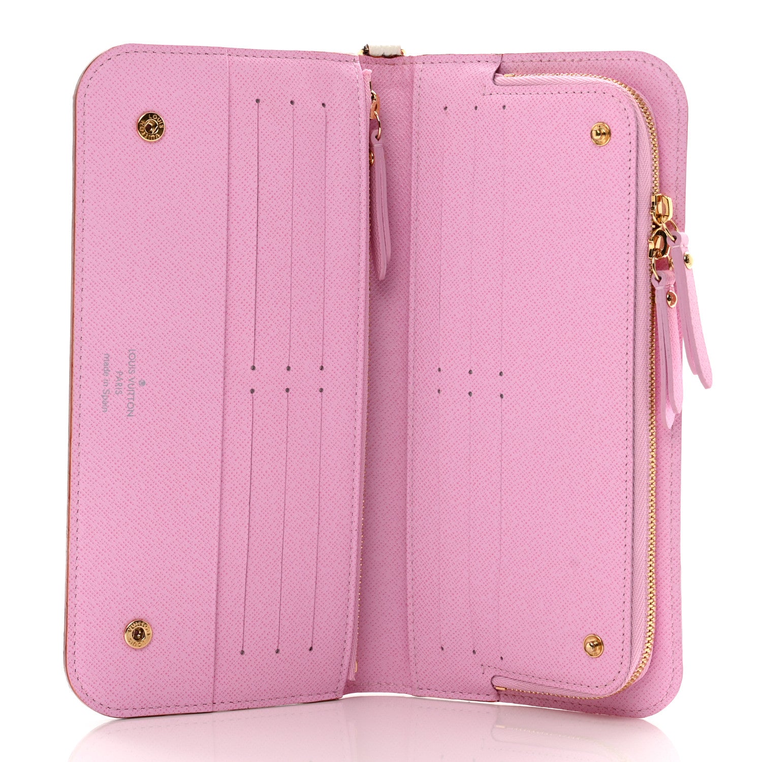 Louis Vuitton Monogram Multicolor Insolite Wallet White Litchi 6 of 8