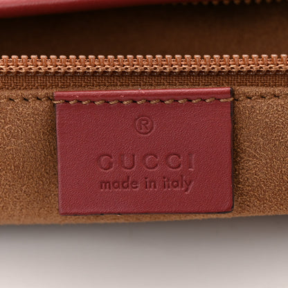 Gucci GG Supreme Monogram Blooms Medium Zippered Tote Beige Multicolor Dry Rose 5 of 9