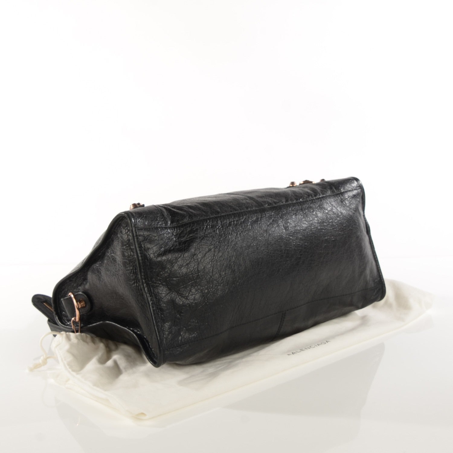 Balenciaga Agneau Giant 12 Rose Gold Hardware Part Time Black 4 of 8