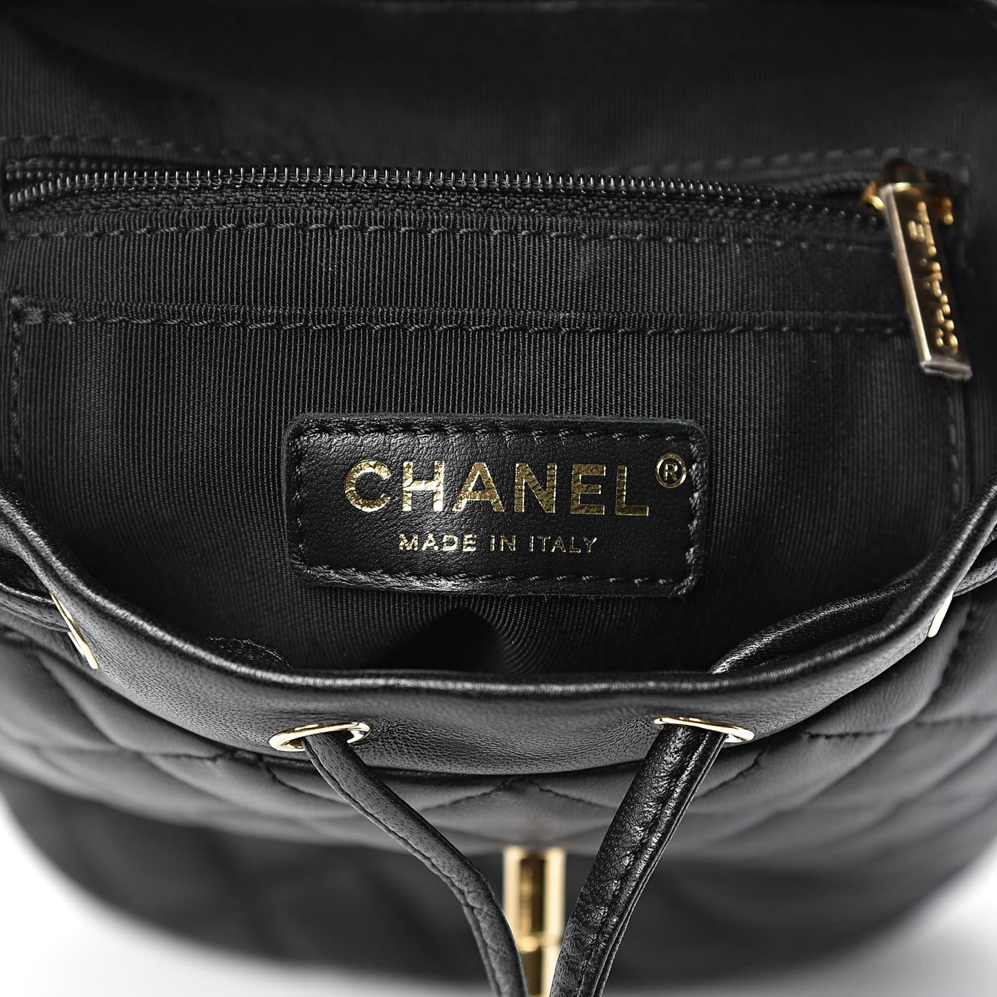Lambskin Quilted Mini Urban Spirit Backpack Black