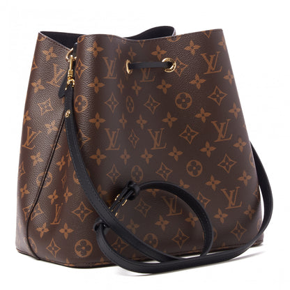 Louis Vuitton Monogram Neonoe MM Black 3 of 9