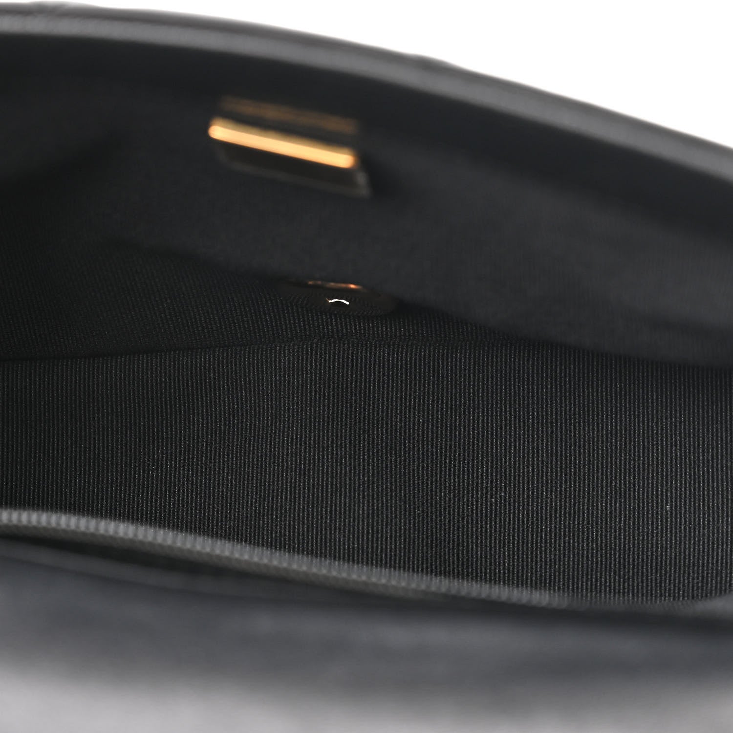 Chanel Lambskin Quilted Mini Logo Flap With Handle Black 5 of 11