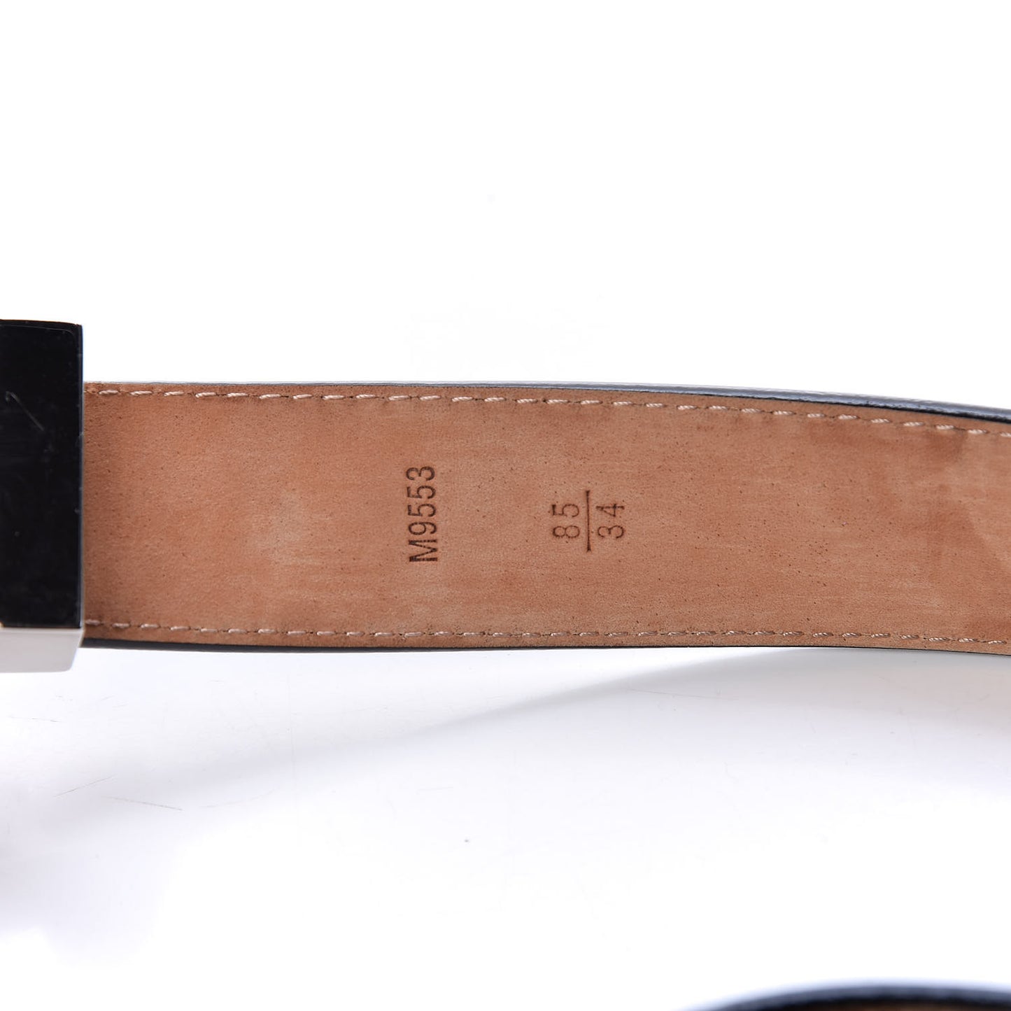 Epi 30mm LV Initiales Belt 85 34 Black
