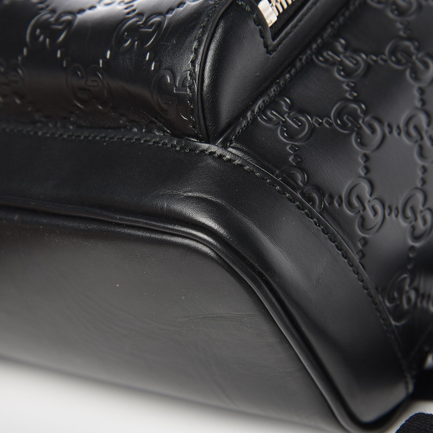 Gucci Guccissima Signature Day Backpack Black 13 of 14