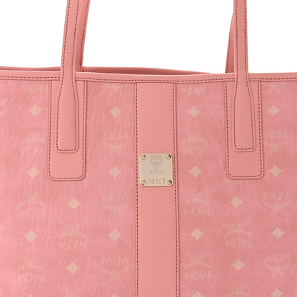 MCM Visetos Medium Liz Reversible Shopper Tote Pink 12 of 17