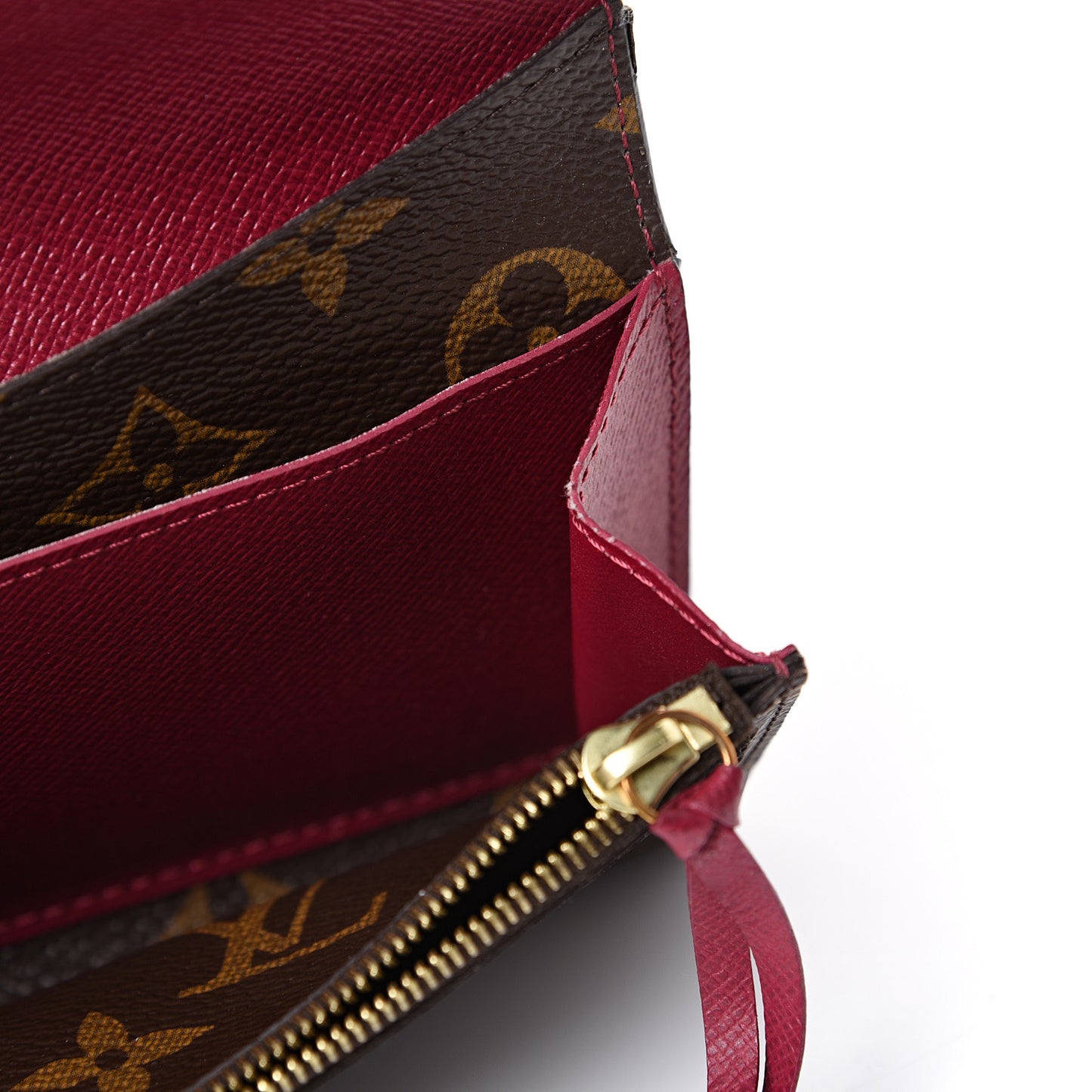 Monogram Emilie Wallet Fuchsia