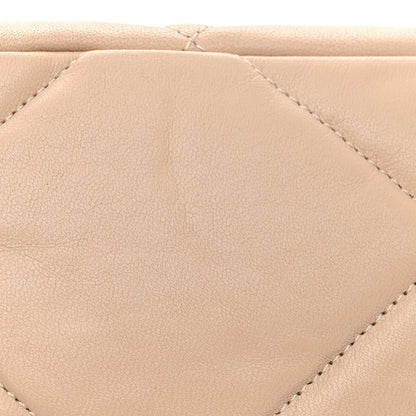 Chanel Lambskin Quilted Medium Chanel 19 Flap Beige 11 of 11