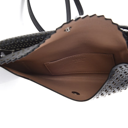 Alaia Laser Cut Louise 24 Envelope Crossbody Black 5 of 9