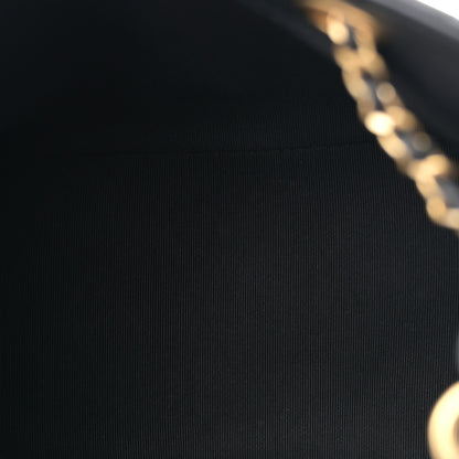 Chanel Calfskin Stitched Small Egyptian Amulet Drawstring Bag Black 5 of 11
