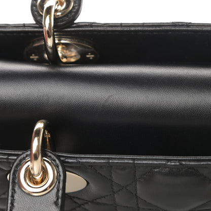 Christian Dior Lambskin Cannage Small My ABCDior Lady Dior Black 11 of 13