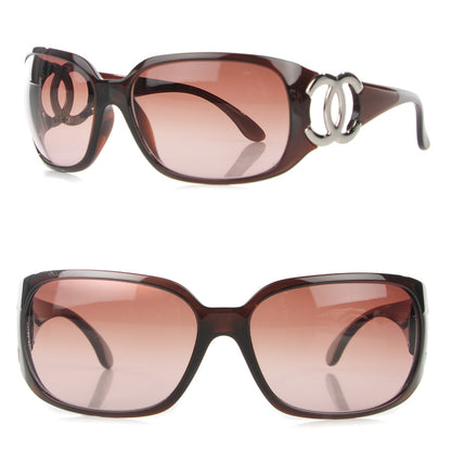 Chanel CC Sunglasses 6014 Brown 1 of 5