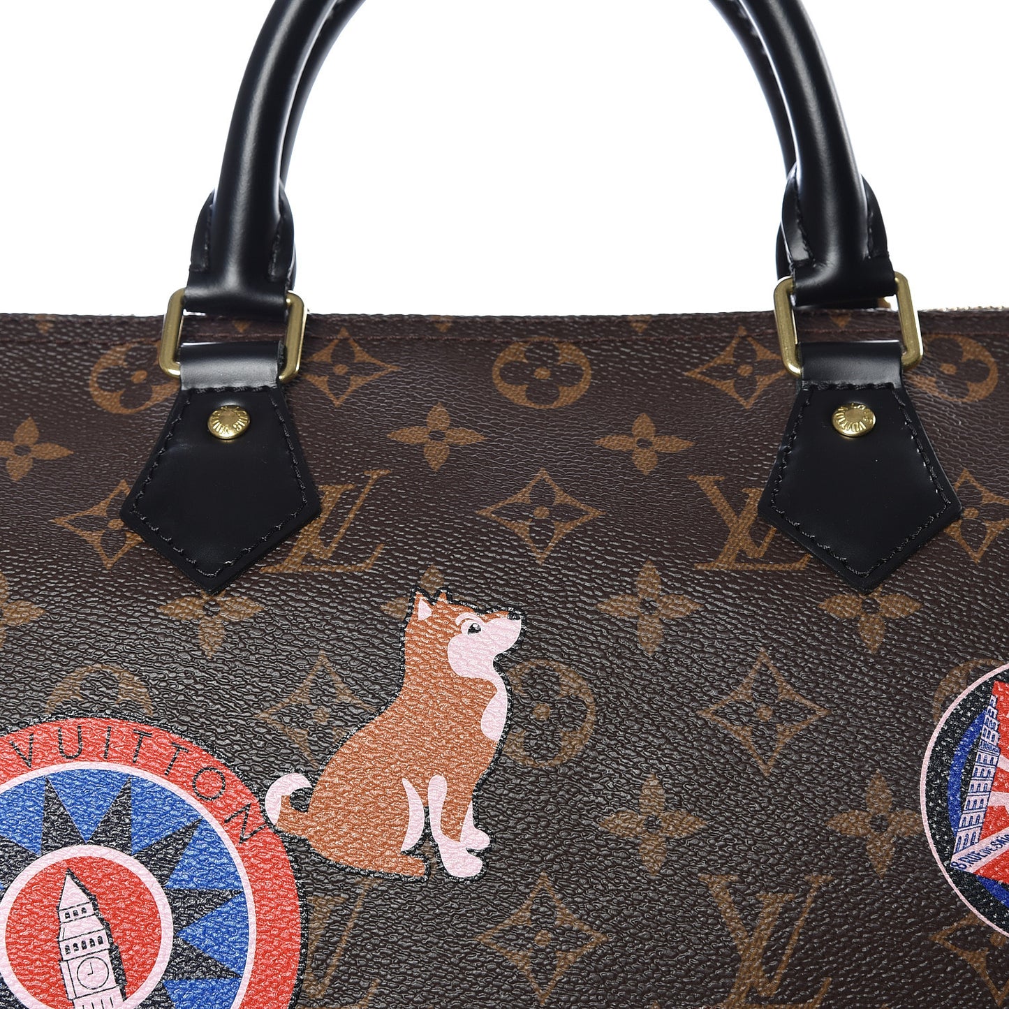 Monogram My World Tour Speedy Bandouliere 30 Black