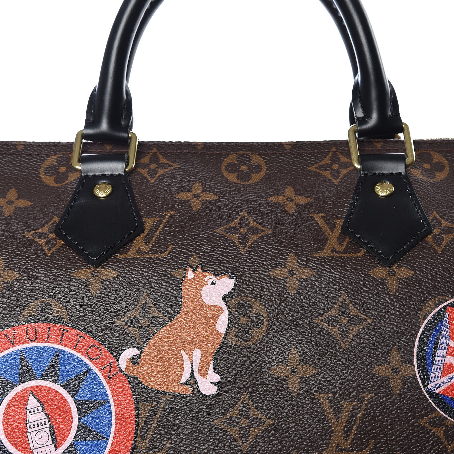 Louis Vuitton Monogram My World Tour Speedy Bandouliere 30 Black 9 of 9