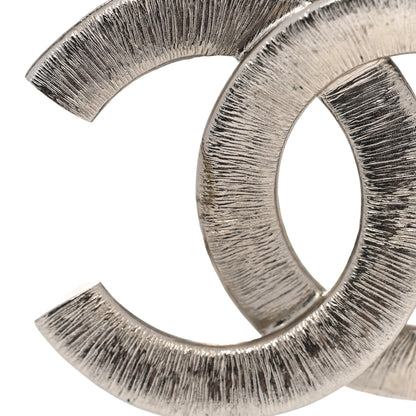 Chanel Baguette Crystal Large CC Necklace Silver Black 7 of 7