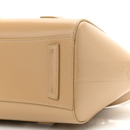 Givenchy Box Calfskin Mini Lock Antigona Shoulder Bag Beige Cappuccino 10 of 11