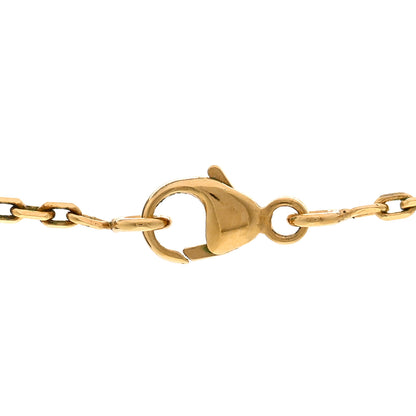 Hermes Lacquered Gold Pop H Pendant Necklace Black 5 of 7