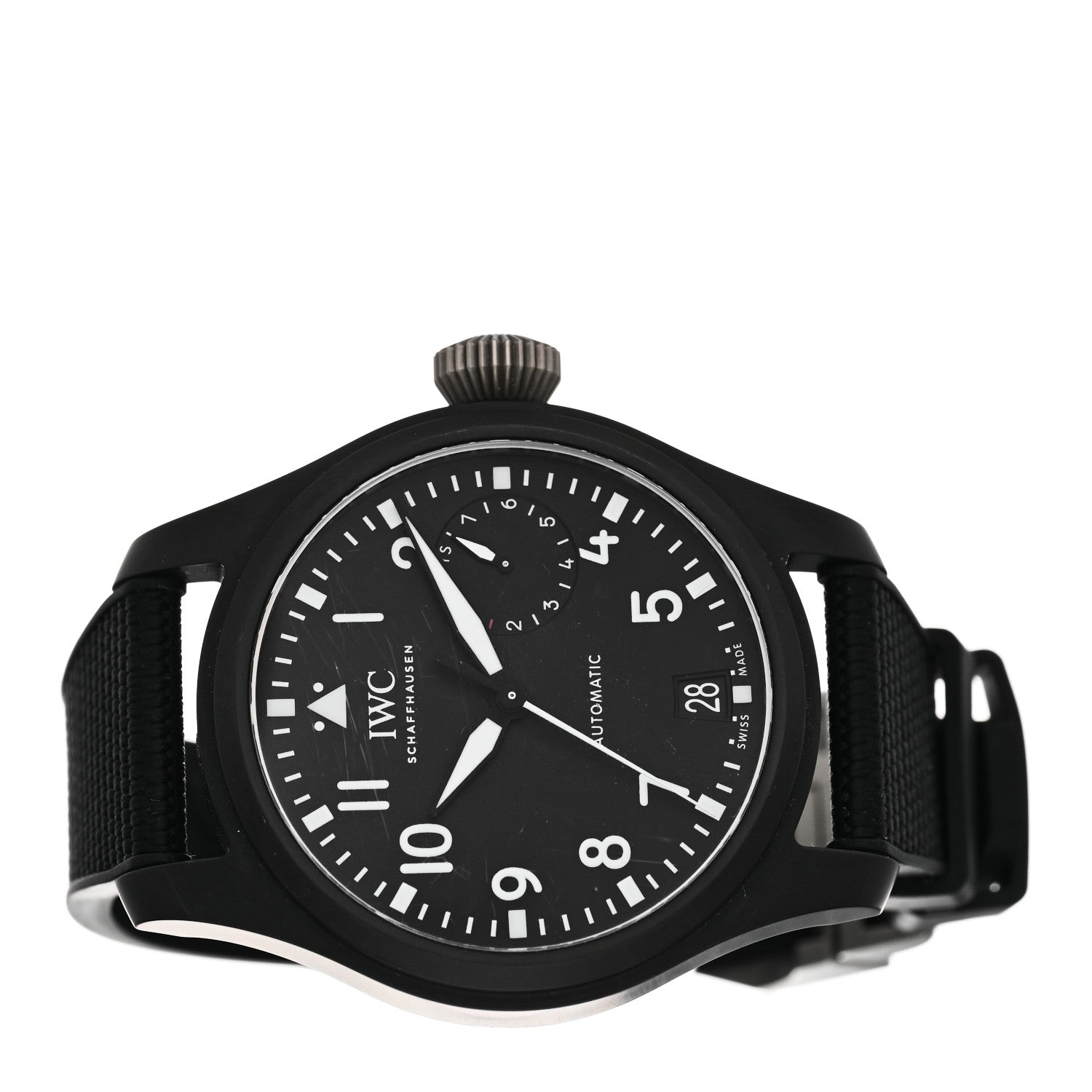IWC Ceramic Nylon 46mm Top Gun Edition Big Pilot Automatic Watch Black IW502001 2 of 5
