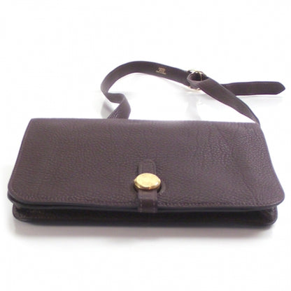 Hermes Chevre Mysore Wallet Belt Brown 5 of 10