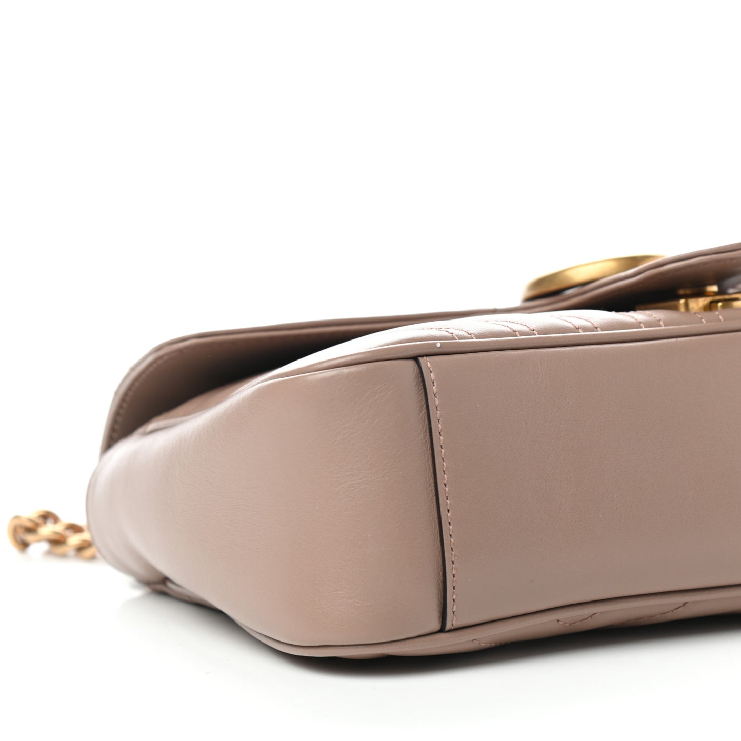 Calfskin Matelasse Small GG Marmont Shoulder Bag Porcelain Rose