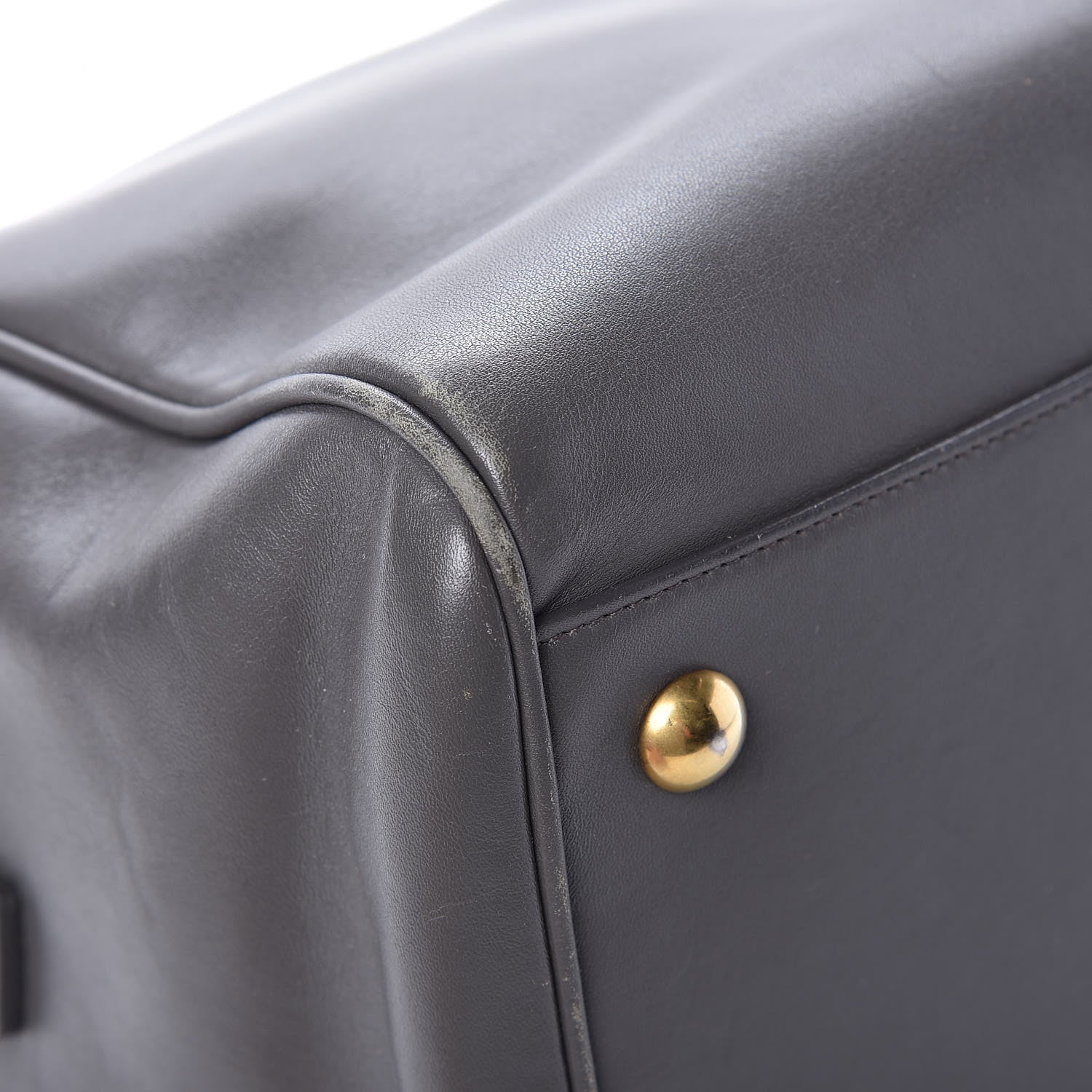 Saint Laurent Calfskin Classic Duffle 6 Earth 14 of 16