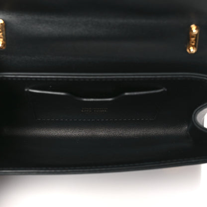 Dolce & Gabbana DOLCE GABBANA Calfskin DG Girls Phone Shoulder Bag Black 5 of 9