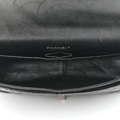 Chanel Patent Quilted Maxi Double Flap Black 4 of 11