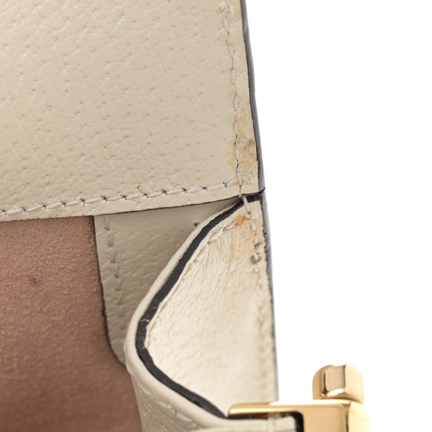 GG Supreme Monogram Flora Web Small Ophidia Chain Shoulder Bag White