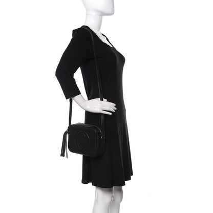 Gucci Pebbled Calfskin Small Soho Disco Bag Black 2 of 11
