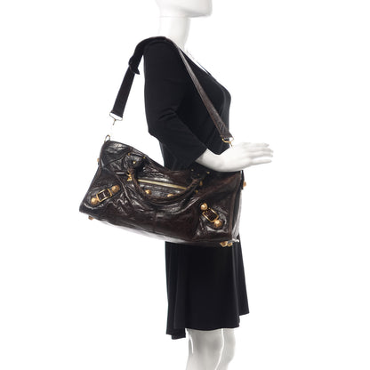 Balenciaga Agneau Giant 21 Gold Hardware Part Time Charbon 2 of 17