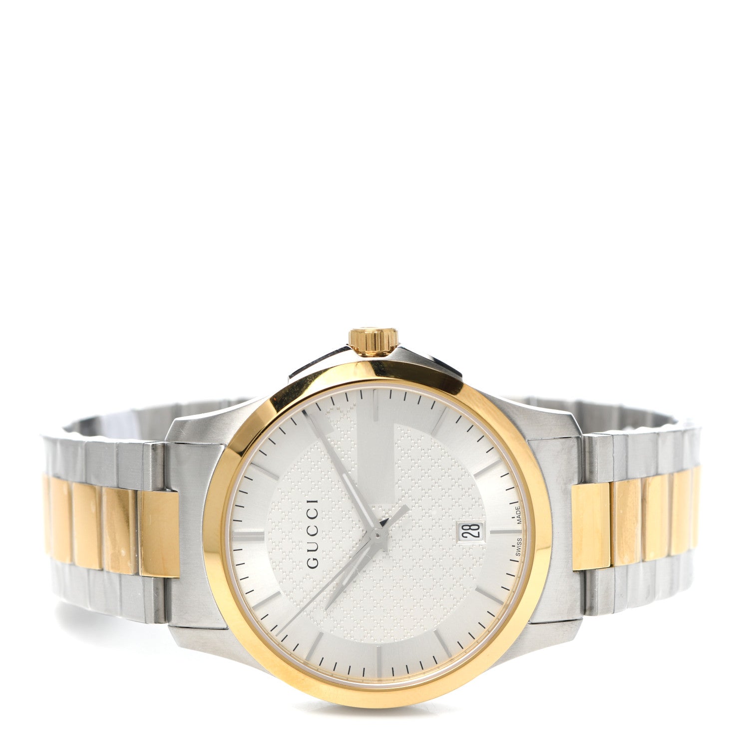 Gucci Stainless Steel 38mm G-Timeless Two Tone Quartz Watch 2 of 5