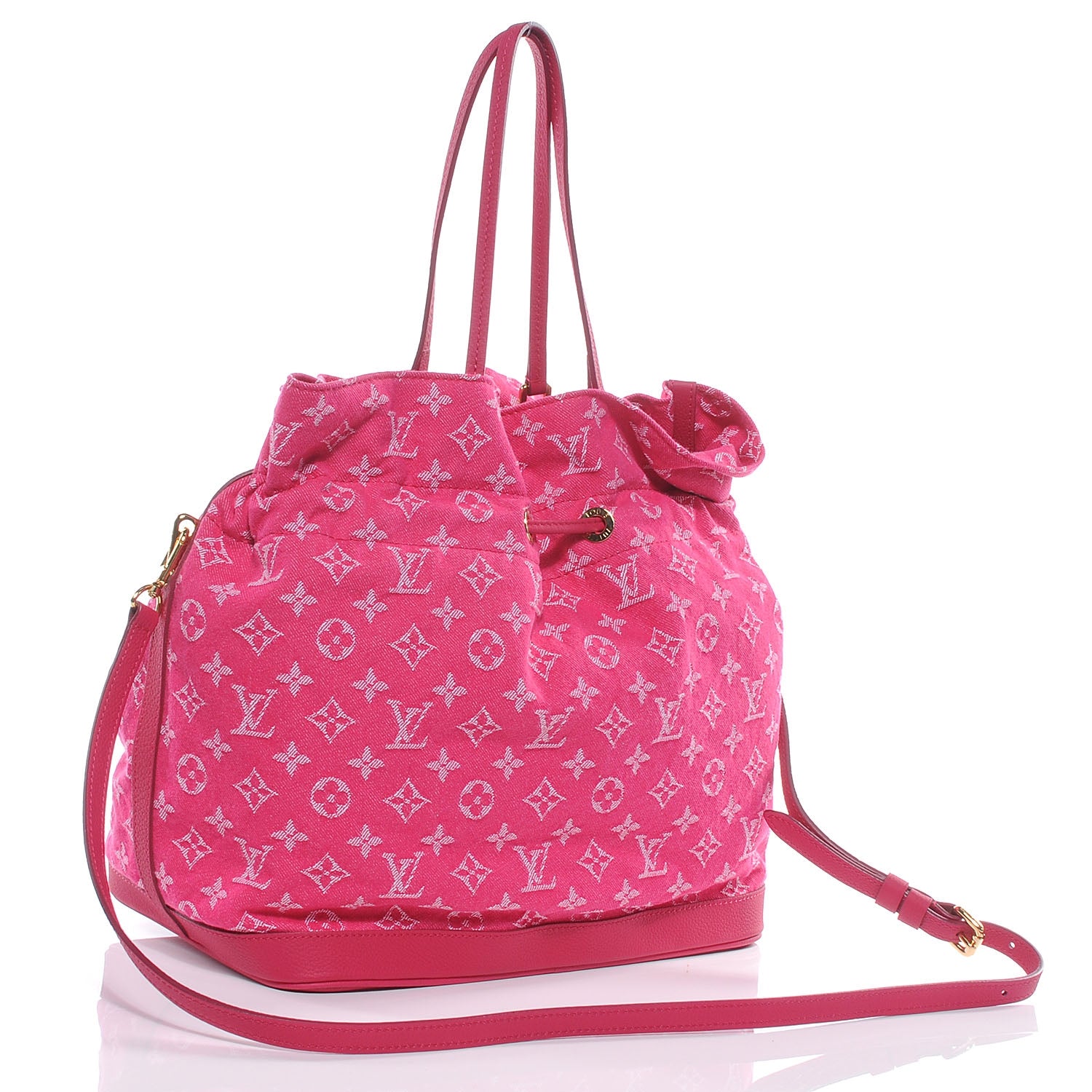 Louis Vuitton Denim Noefull MM Rose Indien 3 of 7