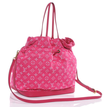 Louis Vuitton Denim Noefull MM Rose Indien 3 of 7