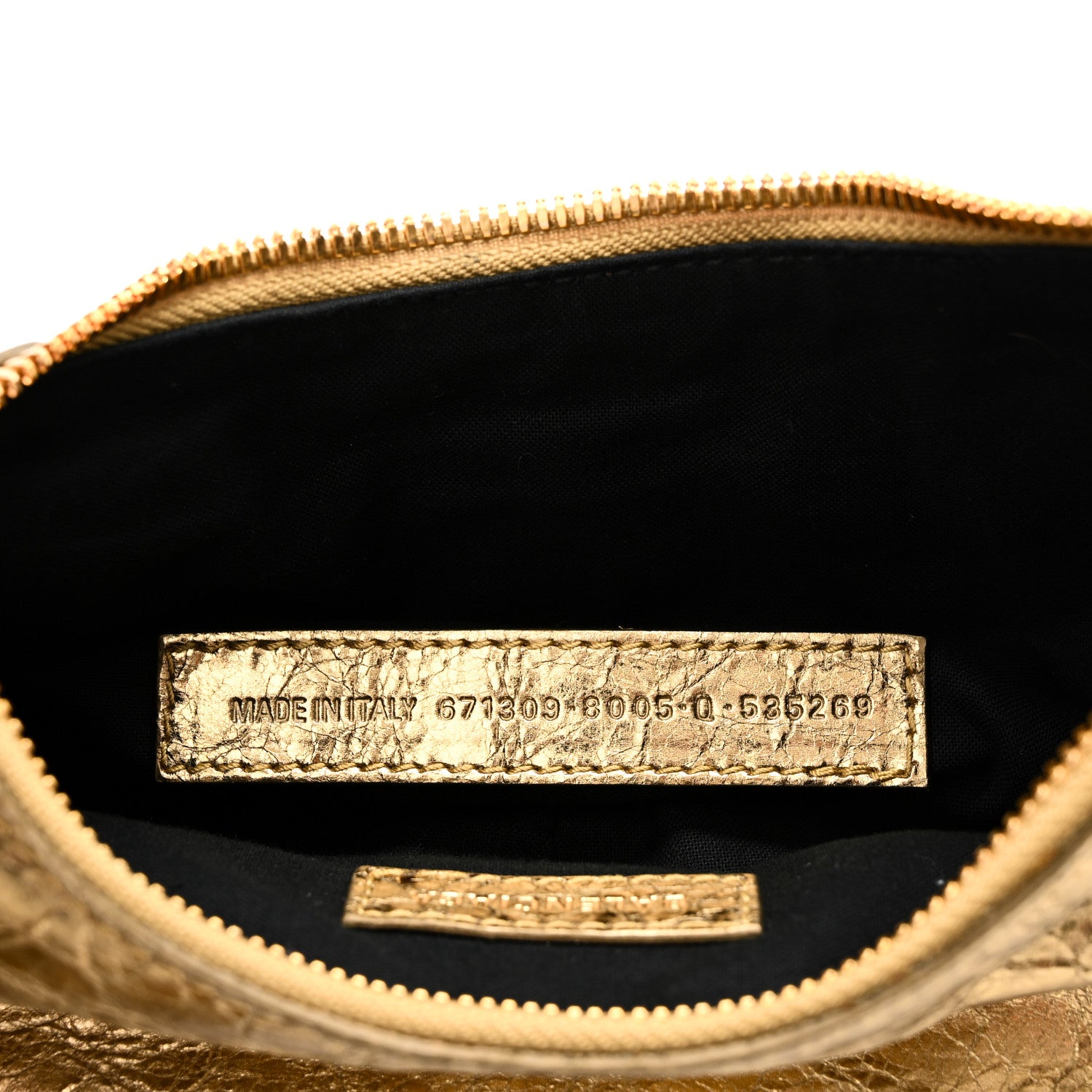 Balenciaga Metallic Agneau Arena Le Cagole Shoulder Bag XS Gold 8 of 11