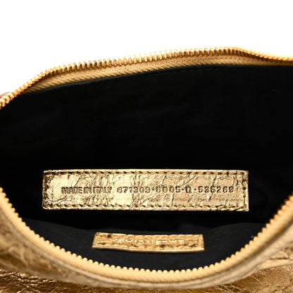 Balenciaga Metallic Agneau Arena Le Cagole Shoulder Bag XS Gold 8 of 11