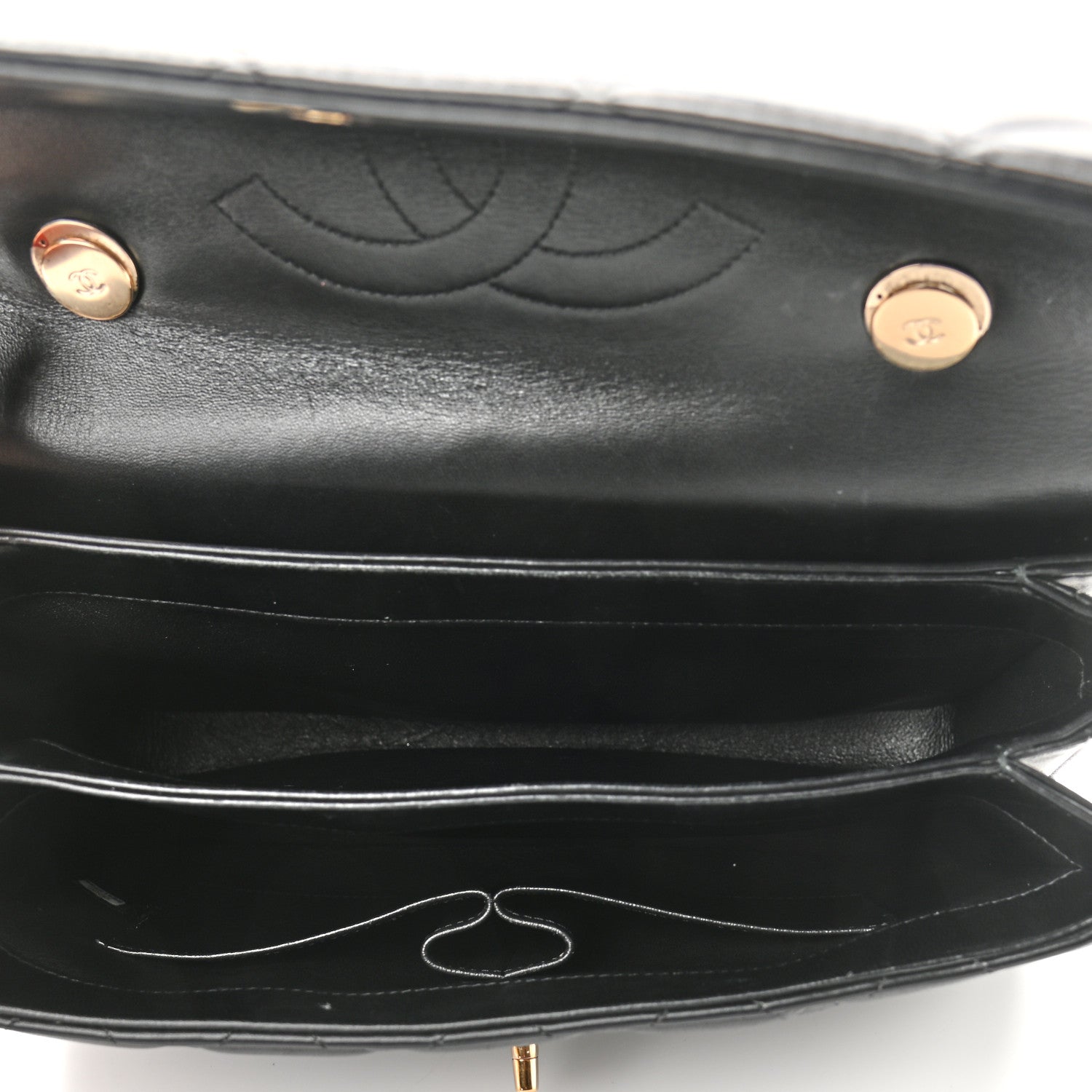 Chanel Lambskin Quilted Medium Trendy CC Flap Dual Handle Bag Black 9 of 15