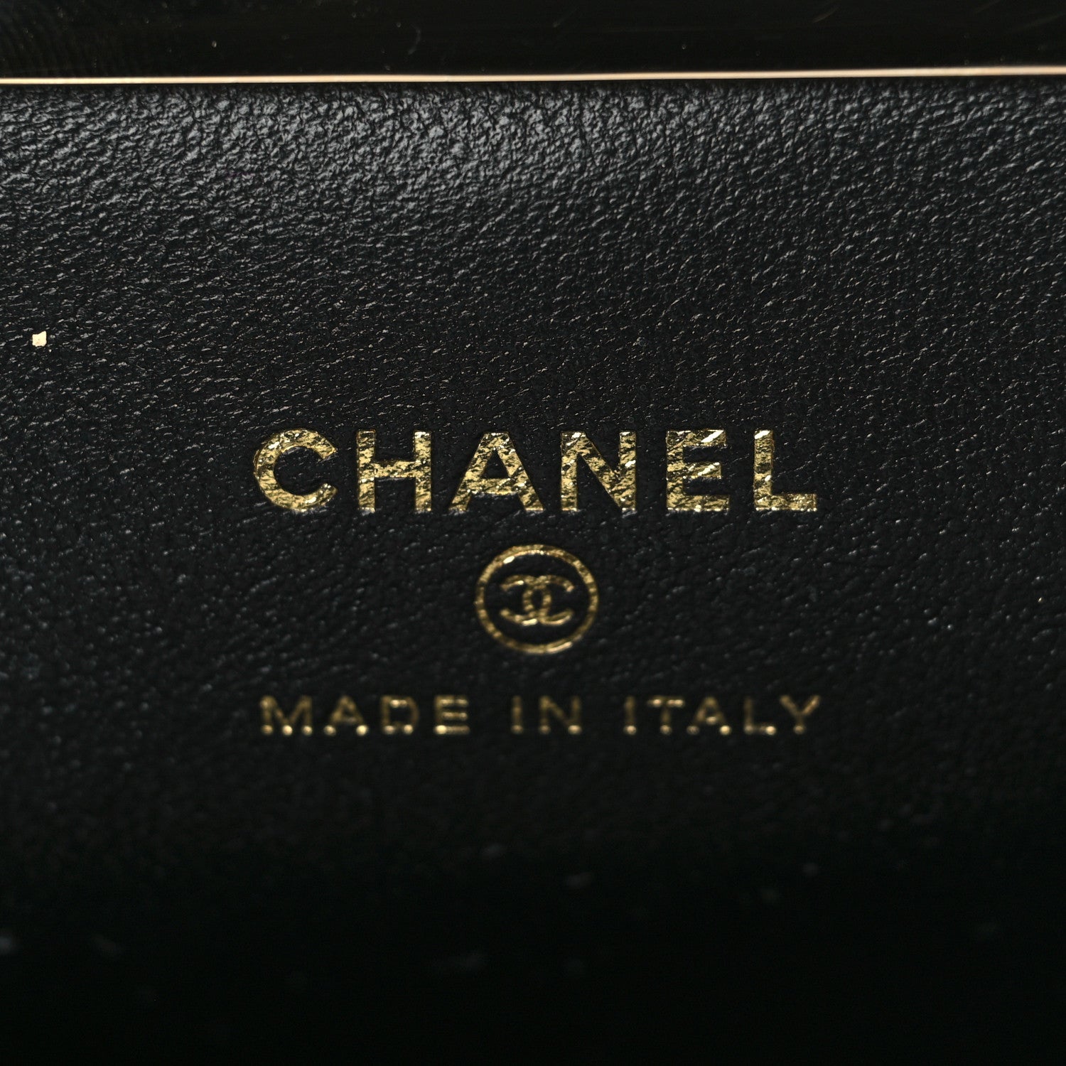 Chanel Lambskin Quilted Frame Clutch With Chain Black 6 of 10