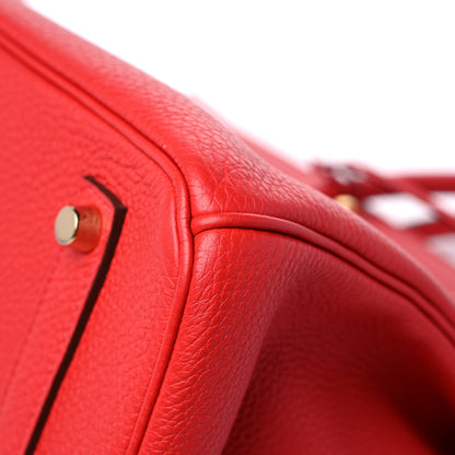 Hermes Togo Birkin 35 Rouge Casaque 8 of 11