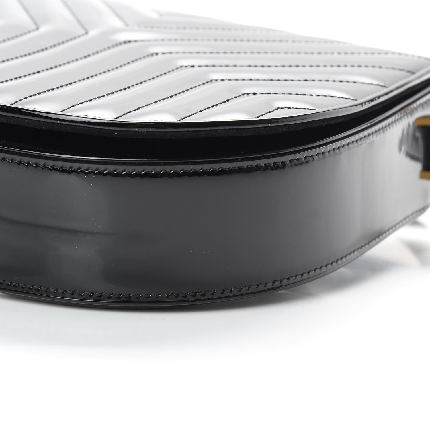 Saint Laurent Patent Y Quilted Joan Satchel Black 10 of 15