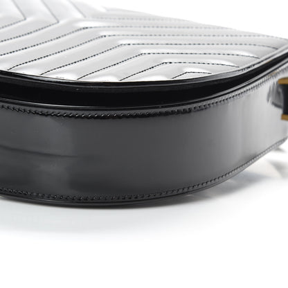 Saint Laurent Patent Y Quilted Joan Satchel Black 10 of 15