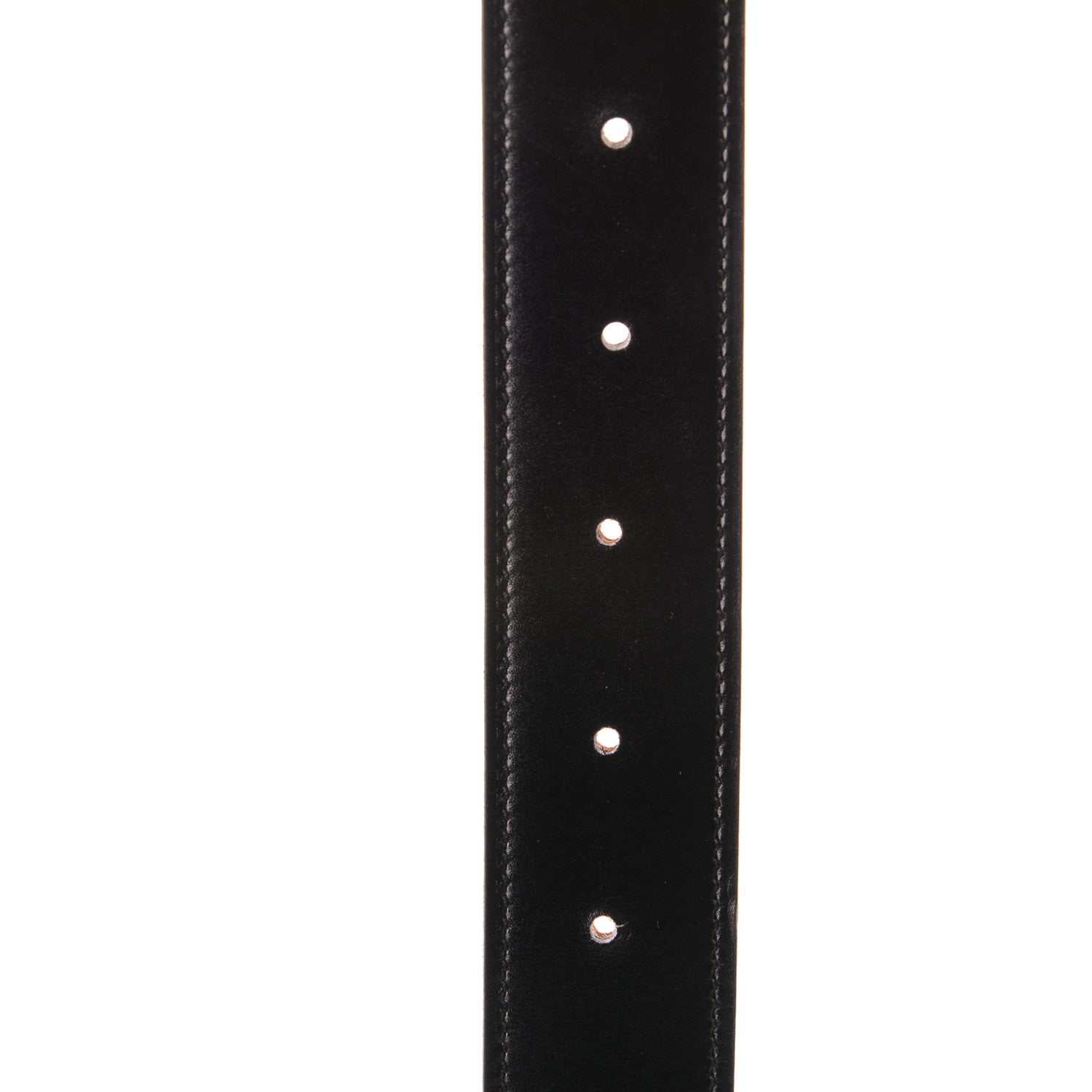 Hermes Togo Box 32mm Guilloche H Belt 80 Orange Black 4 of 9