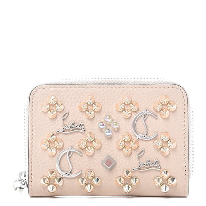 Christian Louboutin Calfskin Loubinthesky Panettone Coin Purse Ballerina 1 of 10