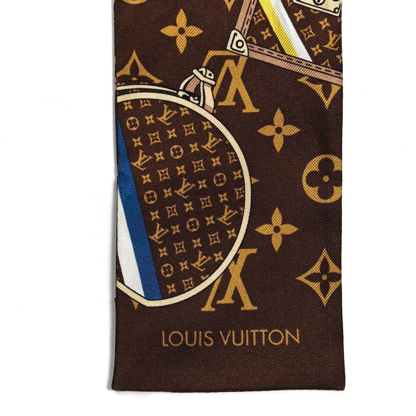 Silk Monogram Trunks Bandeau