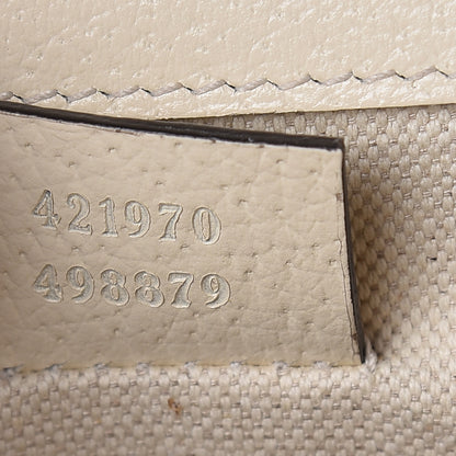 Gucci Textured Calfskin Crystal Mini Dionysus Shoulder Bag Mystic White 7 of 10