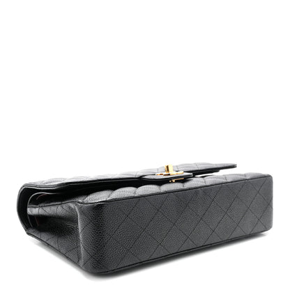 Chanel Caviar Quilted Medium Double Flap Black 4 of 12