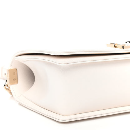 Chanel Caviar Quilted Medium Boy Flap White 8 of 9