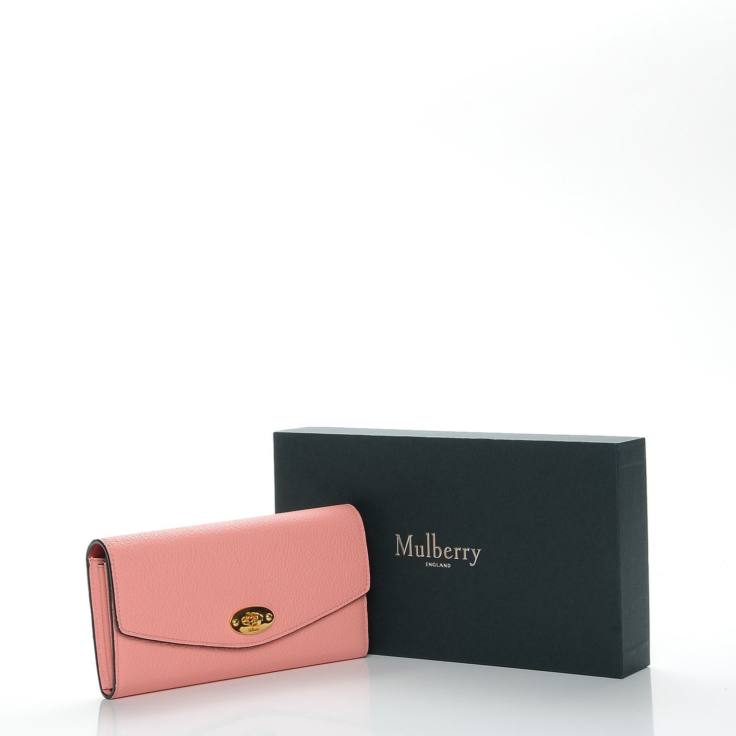 Small Classic Grain Darley Wallet Macaroon Pink