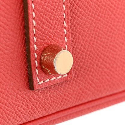 Hermes Epsom Candy Birkin 35 Rose Jaipur Gold 12 of 14