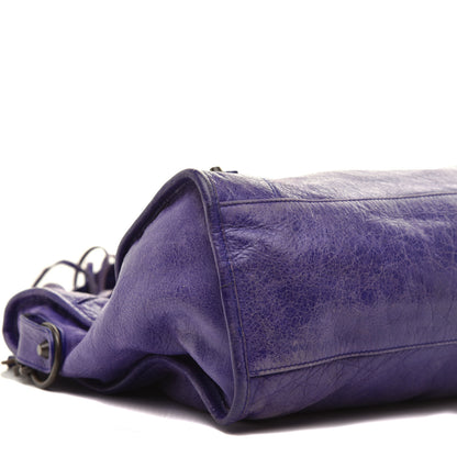 Balenciaga Agneau Classic Hardware City Bleu Lavande 8 of 10