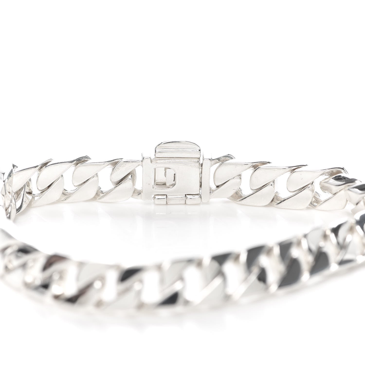 Tiffany Sterling Silver Curb Link Bracelet 4 of 7