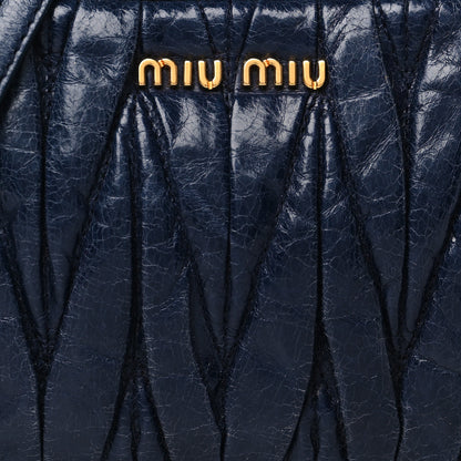 Miu Miu Nappa Matelasse Lux Crossbody Bleuette 8 of 9